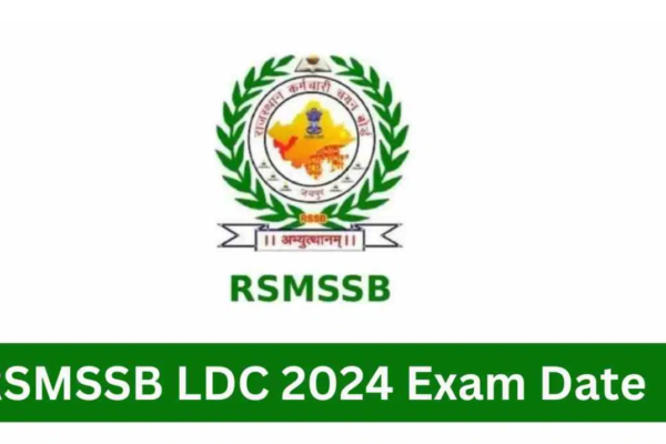 RSMSSB LDC 2024 Exam Date